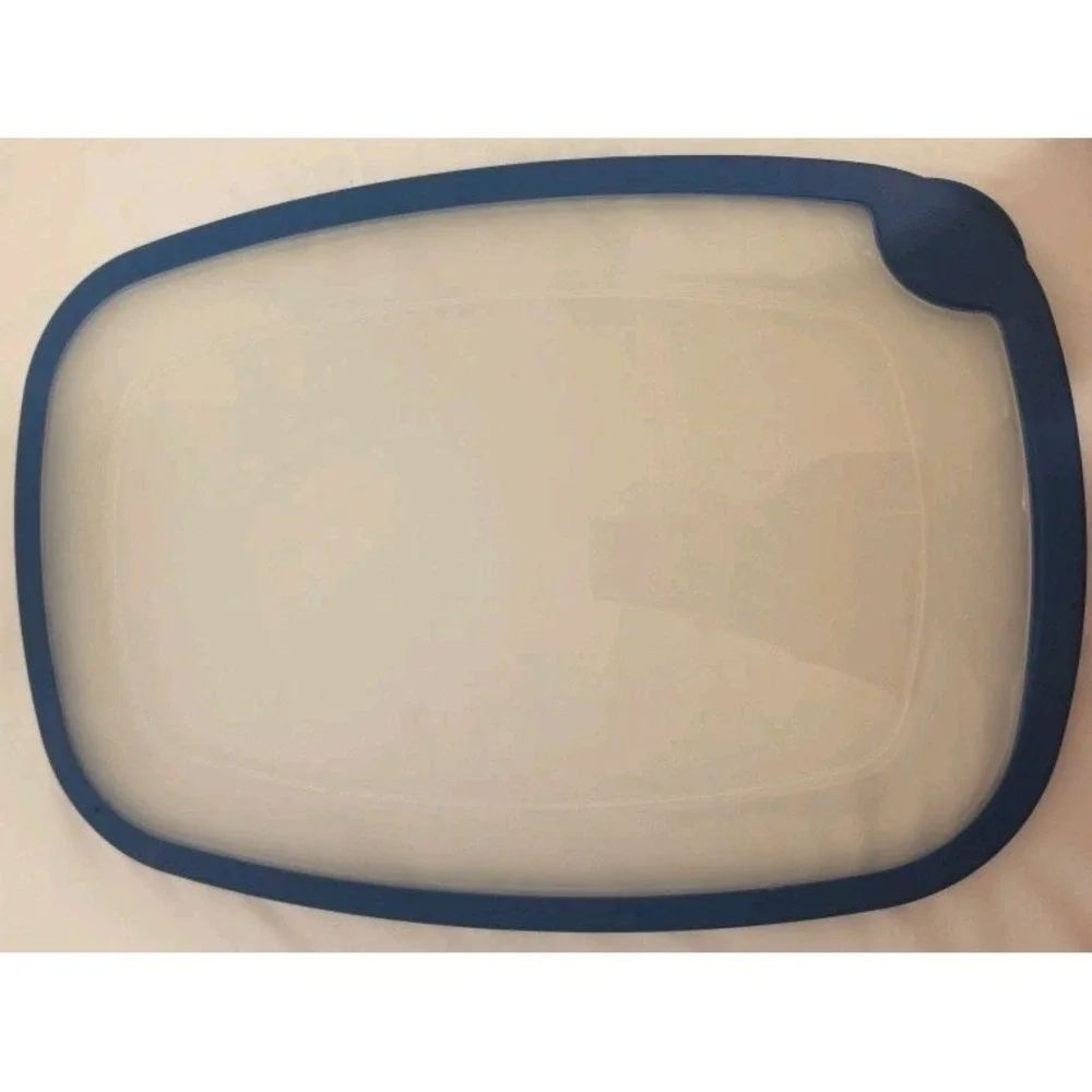 RUBBERMAID 518B 2  Blue & Sheer Rectangle Plastic Cover Lid Replacement LID ONLY